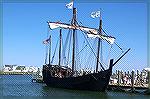 Columbus's flagship the Nina at Sunset Marina while making a stop in Ocean City on a goodwill tour up the Eastern Coast.