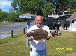 John Jewer of the Ocean Pines Anglers Club displays nice 23 3/4&quot; Flounder which was good enough for second place in the Clubs annual Flounder Frenzy. 