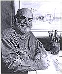 Well known Eastern Shore artist and historian  Robert Barnes of Berlin, Md., cousin of Focus On The Pines host Jack Barnes.
Bob has been honored in the showing of his art by the National Lighthouse M