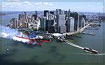 NYC skyline at 2006 Memorial Day Air Show at Jones Beach, NYC