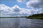 After putting in the Pocomoke River at Snow Hill the Barnes, Lassahns and Bertinos get close to Pocomoke Sound, gateway to the Chesapeake. More than an hours run from Snow Hill at 35mph.