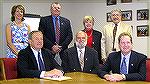 Ocean Pines Board of Directors 2006-2007. Organizational meeting August 24,2006.

Rear left to right:
Heather Cook, Ray Unger, Janet Kelley, Bill Zawacki
Front left to right
Dan Stachurski, Presi