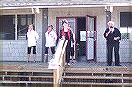 The performing group Versakats take time off from their entertainment schedule to sing some great oldies at the ALS walk, headquartered at the S&R Club.
