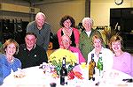 The Collins', Lutzs',Andolinos' and Quintos' enjoy the Ocean Pines Garden Club's dinner/dance at the Community Hall on Thursday evening, October 12th.

