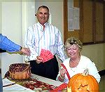 John Andolino and Gloria Moyer at the 50-50 table for the Ocean Pines Garden Club's Harvest Dinner/Dance.

Photo by Judy Duckworth