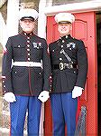 Paul Suplee and friend at his brother's memorial service 10-28-2006