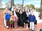 Pictured are the members of the Suplee family attending the laying of a paver for Dan Suplee at the Ocean Pines Veterans' Memorial 10-28-06.  Mary Suplee is pictured with her children, spouses and gra
