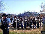 Scouts conduct flag retirement ceremony