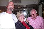 Mike Borland, Janet Kelley, and Marty Clarke (left to right) enjoying a night at the Ocean Pines Yacht Club on 11/17/2006.