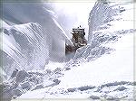 Clearing snow off Route 11 in Oswego, NY after the storms of February 2007.