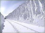 Clearing snow off Route 11 in Oswego, NY after the storms of February 2007.