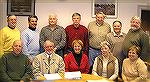 Members of the Veterans Memorial Board of Directors. Left to right:
Back row:
Gene Ringsdorf, Chip Bertino, Ron Haslam, Jim Spicknall, Bill Killinger, Tom Cetola, Denny Bowers

Front row:
Bill Ra