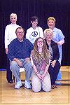 The cast of &quot;Sylvia&quot; directed by Em Hench for the Ocean Pines Players are Caitlin McKimmie (center), Jim Adcock, Edie Brennan, Ann Fairfield, Linda Hilte and Fran Mancino. The hilarious adul