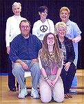 The cast of &quot;Sylvia&quot; directed by Em Hench for the Ocean Pines Players are Caitlin McKimmie (center), Jim Adcock, Edie Brennan, Ann Fairfield, Linda Hilte and Fran Mancino. The hilarious adul