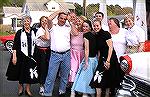 Chip "Mr. Cool" Bertino perfects his hair arrangement under the admiring gaze of his fans at the recent Sock Hop at the 707 Club to benefit the Worcester County Veterans Memorial at Ocean Pines. A sel