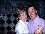 Joe and Jeanette dance to sounds of the 50s at the Veterans Memorial Sock Hop...
