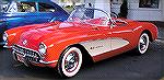 This vintage Corvette owned by Pat and Myrna Elam was on display at the Veterans Memorial &quot;Sock Hop.&quot;