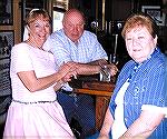 Decked out in her pink poodle skirt for the Veterans memorial Sock Hop held April 24 at the 707 Bar and Grill