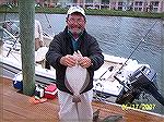 Ken MacMullen shows off 19 1/2&quot; flounder that tied for third place in the 2007 Flounder Frenzy sponsored by the Ocean Pines Anglers Club