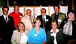 OP Chamber of Commerce Board for 2007: (Left to right)Front row: Terri Mahoney, Vivian Muir and Brenda Wooten. Second row: Chip bertino, Jum Patton, Larry Caplan, Ron Fisher, Rick Handelman and reba F