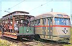 Trolley cars brought visitors to Coney Island. See the article on Coney Island in The Courier's June 27,2007 edition.