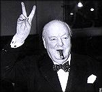 churchill with cigar
