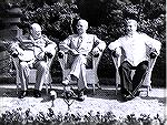 Winston Churchill of Great Britain, President Harry S, truman and Premier Joseph Stalin of the USSR at the Potsdam conference. See article 'President Truman Sets History's Course'in The Courier Online