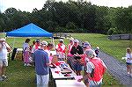 Anglers Club member Bill Haag makes sure that all the Ocean Pines Angler Club volunteers are ready to begin the Art Hansen memorial Kids Fishing Tournament. A record 117 youth participated in tyhe con