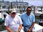 Bay Bee headboat &quot;Captain Bob&quot; Gowar and Mate George M.Lenz. The Bay Bee runs two four hour bay fishing trips per day and operates out of the OC Fishing Center. See related article “Headboat