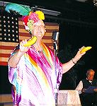 Joanne Masone as Chiquita Banana in the Pines Players presentation of &quot;Polka Dots and Moonbeams.&quot; Photo by Charlie Sorrentino.