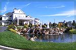 Entrance to Baywood in Sussex County Delaware, a Public Golf Course. Could Ocean Pines do a similar waterfall at the North Gate?