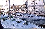 A view across the 4 sailboats chartered by 12 physicians, 1 undertaker and 1 retired Financial Planner as they rafted up in Selby Bay off the South River below Annapolis.  Ocean Pines was represented 