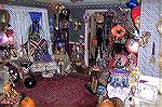 Just one of the many rooms decorated for Halloween by Rd & Rita Lawson in their home on Carey road. The home and surrounding displays are opened to all visitors for one night during Halloween. Then Ed
