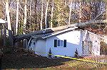 One of the consequences of the high winds is seen at this home on Admiral Way in North Ocean Pines. Everyone in the home got out safely.