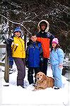 Jack Barnes III,  children Daniel,Luke,Gracie and dog Newman with a Pittsburgh reminder of why Jack & Andrea Barnes moved to Ocean Pines.