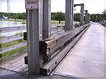 Another example of unintentional damage to a road structure, in this case the bridge at the North entrance caused by a vehicle in Ocean Pines.  It happens.