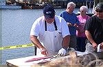 Harbor Day offered all activities including the proper way to filet fish.