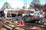 The Ocean Pines Community Hall after serving property owners for almost 40 years, is being torn down and getting ready to be replaced with a new Community Center.