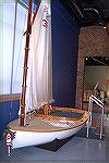 A catboat on display at the new DelMarVa Discovery Center located in Pocomoke