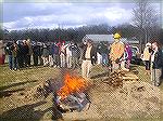 A photo from the December 7, 2008 Flag retirement ceremony.