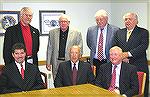 Ocean Pines Board of Directors for 2009-2010.
Rear left to right: Les Purcell (Secretary); Marty Clarke; Dave Stevens; John McLaughlin.

Seated front left to right: Bob Thompson (Vice-President); B