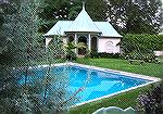 Beautiful pool setting at the Chanticleer Estate in Wayne Pa.