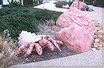 One of many sculptures on boardwalk at Virginia Beach