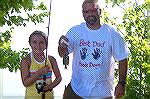 Father and daughter enjoy some quality time together at the Ocean Pines Anglers Club, Kids Fishing Contest.