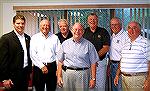 The OPA Board of Directors posed for a picture following the Organization Meeting held Wednesday in the Board Room. Newly elected Directors Dave Stevens, Tom Terry, and Ray Unger were sworn in and new