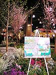 
Photo of open-air painting taken by Judy Duckworth at the Philadelphia Flower Show on 3/7/11.
Theme of Show:  "SPRINGTIME IN PARIS"