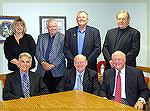 Members of the OPA Board of Directors 2011-2012.
Front Row left to right -- Bill Wentworth (Vice-President), Tom Terry (President), Pete Gomsak (Treasurer).
Back Row left to right -- Terri Mohr, Dav