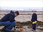 Visiting family at York Beach, Maine 2012.