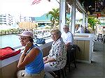 Jill Bower, Andrea Barnes, [Jack taking photo] and John Bower enjoyed a short boating trip from the Pines and lunch at the de Lazy Lizard restaurant near the Rt 50 bridge. 