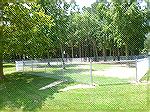 Another view of new dog park near Manklin tennis courts.